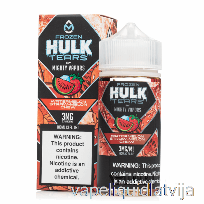 Saldēts Arbūzs Salmu Melones Košļāt - Hulk Asaras - 100ml 0mg Vape šķidrums